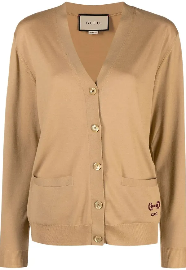 Gucci kofta med logotyp - Neutral