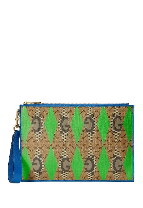 Gucci kuvertväska med monogram - Neutral