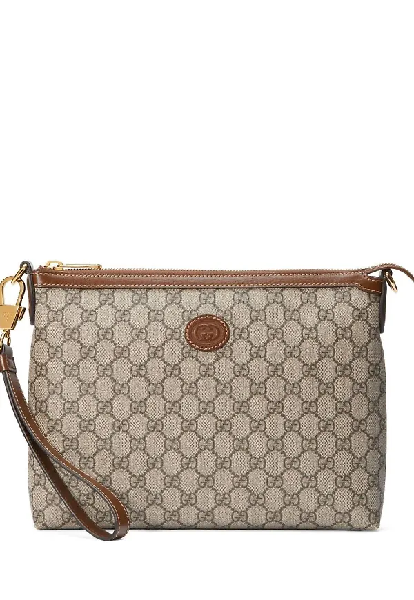 Gucci kuvertväska med tryck - Neutral