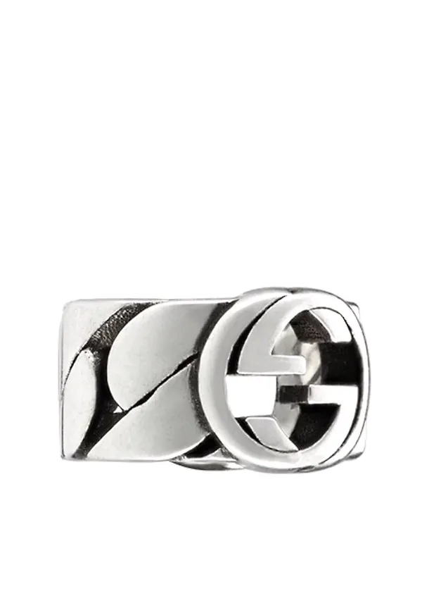 Gucci liten ear-cuff - Silverfärgad