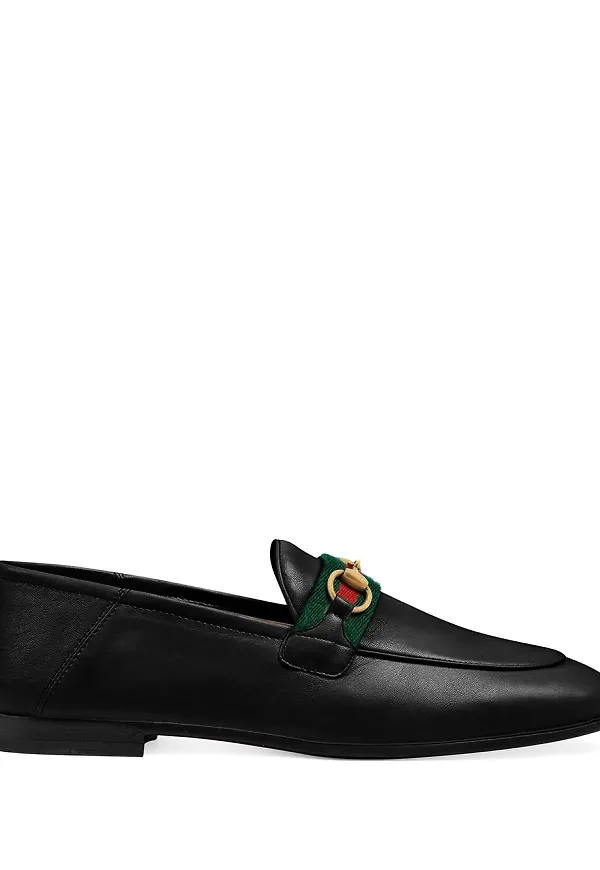 Gucci loafers med randdetalj - Svart