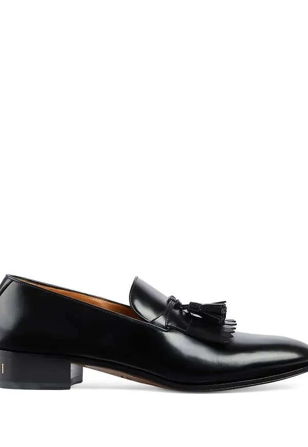 Gucci loafers med tofsdetalj - Svart