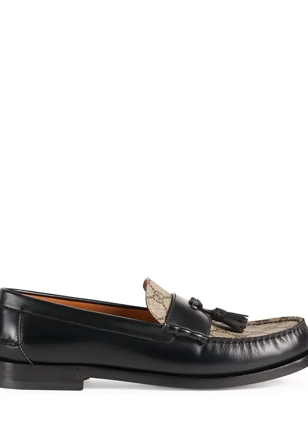 Gucci loafers med tofsdetalj - Svart