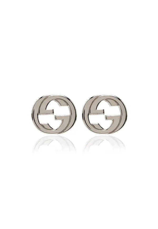 Gucci logotypörhängen - SILVER