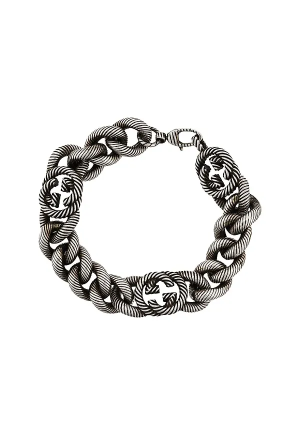 Gucci länkarmband - Silverfärgad