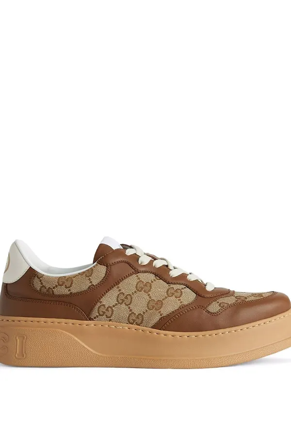 Gucci låga sneakers - Brun