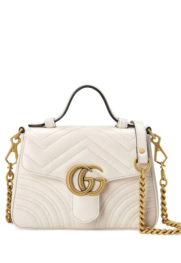 Gucci Marmont liten väska - Vit