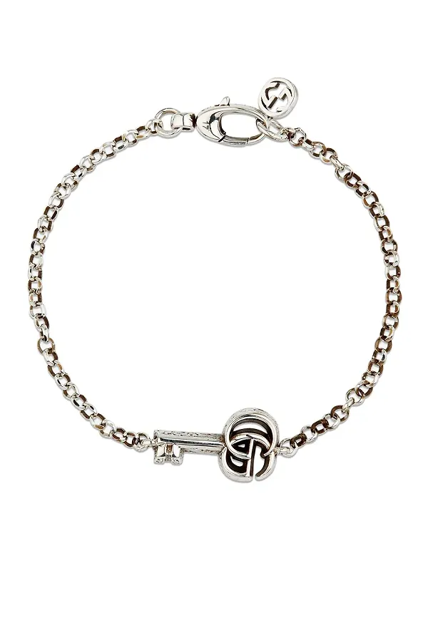 Gucci Marmont nyckelarmband - Silverfärgad