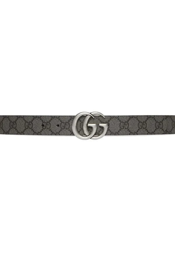 Gucci Marmont vändbart bälte - Grå