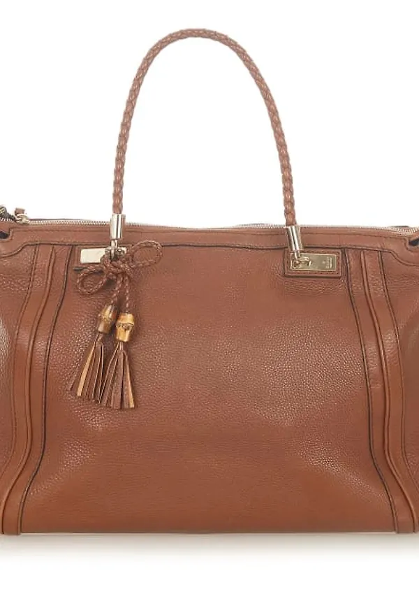 Gucci Marrakech Leather Tote Bag