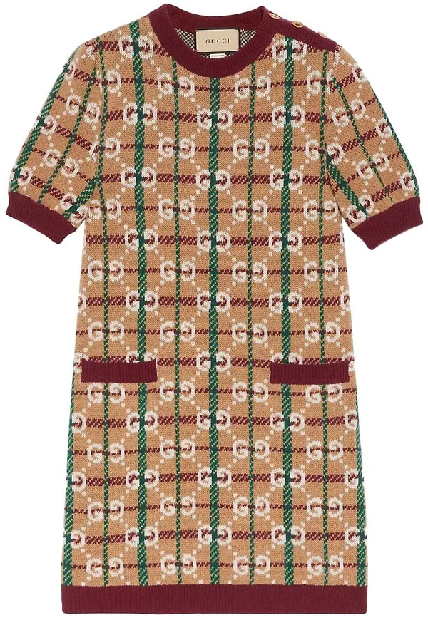 Gucci miniklänning med monogram - Neutral