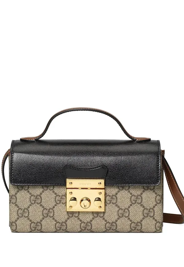 Gucci miniväska med hänglås - Neutral