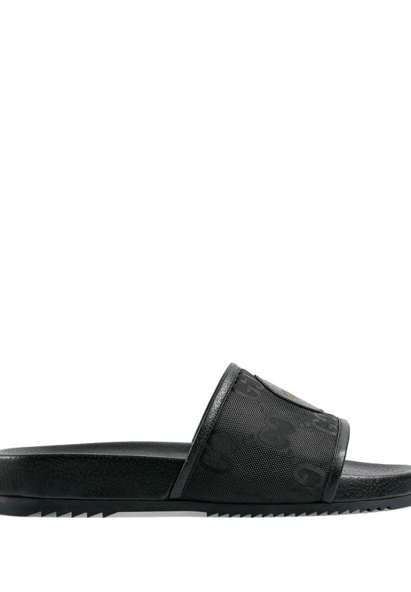 Gucci Off The Grid tofflor med logotypmärke - Svart