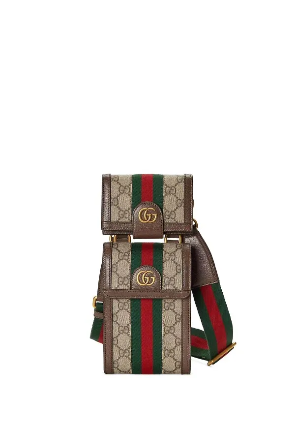 Gucci Ophidia GG liten väska - Neutral