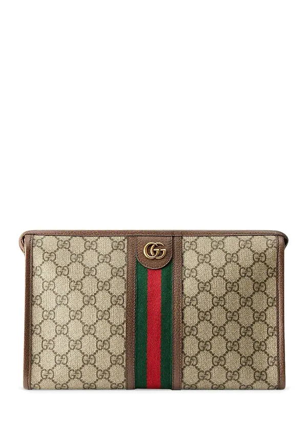 Gucci Ophidia GG necessär - Brun