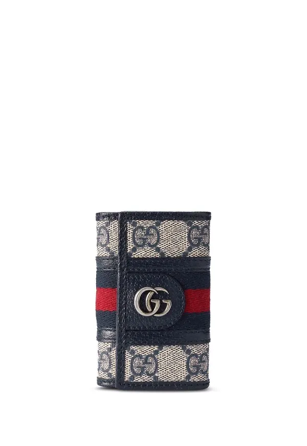 Gucci Ophidia GG nyckelfodral - Blå