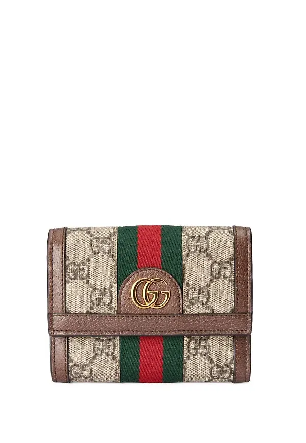 Gucci Ophidia GG plånbok - Brun