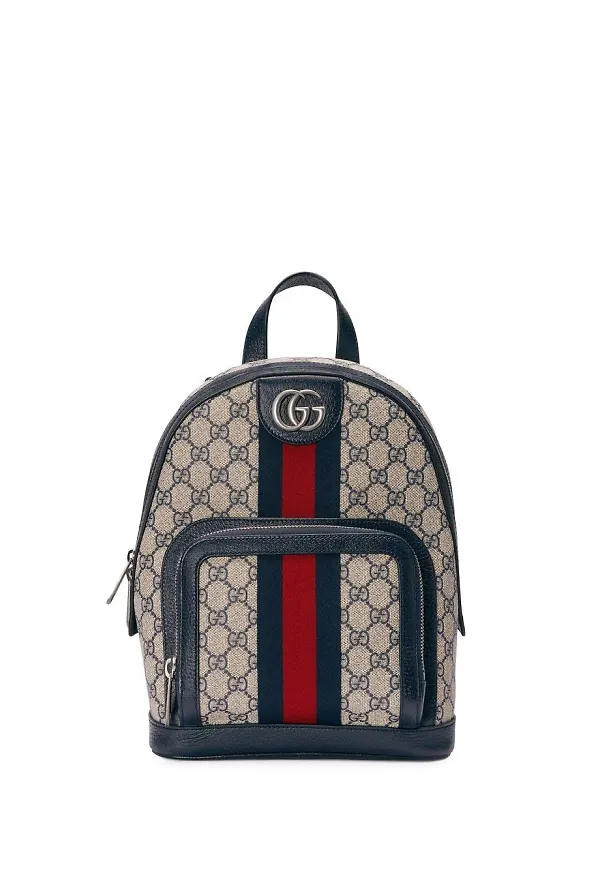 Gucci Ophidia GG Supreme liten ryggsäck - Blå