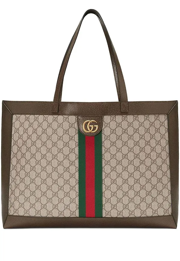 Gucci Ophidia GG tote-väska - Brun