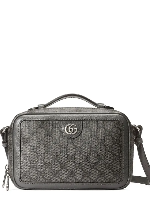 Gucci Ophidia liten axelväska - Grå