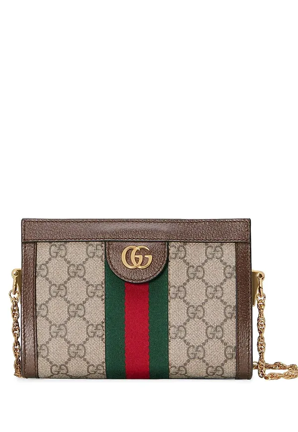 Gucci Ophidia liten axelväska - Neutral