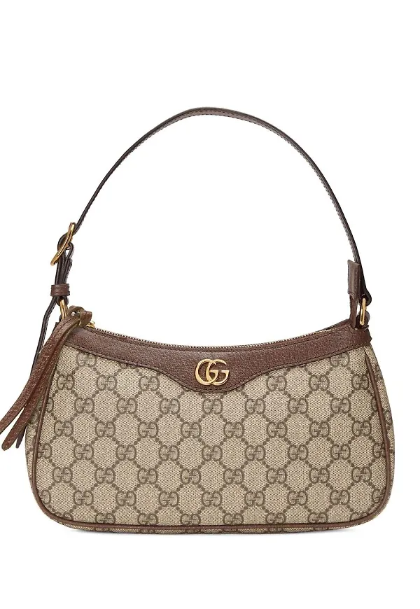 Gucci Ophidia liten axelväska - Neutral