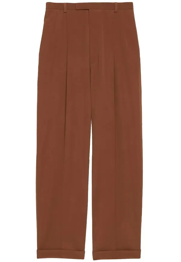 Gucci plisserade byxor - Brun