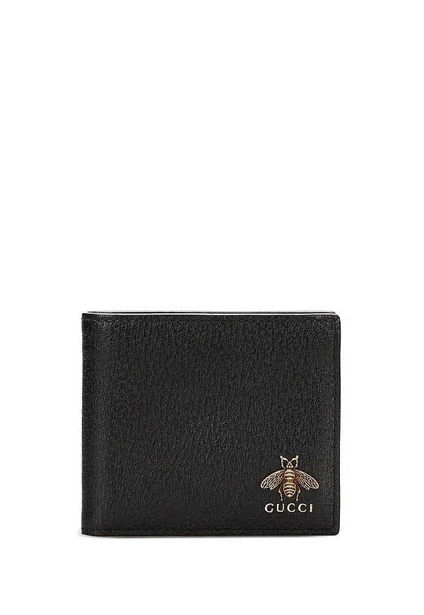 Gucci Pre-Owned Animalier Bee plånbok - Svart