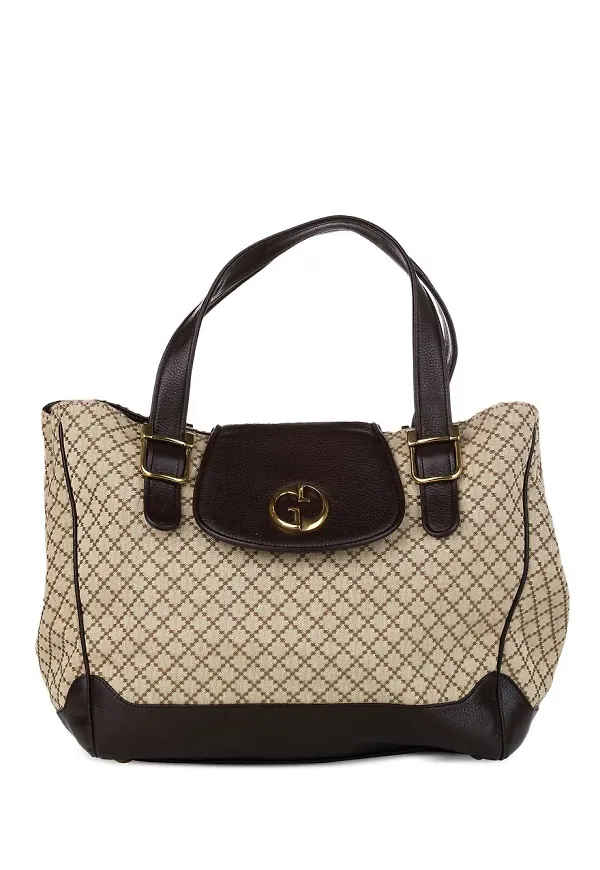 Gucci Pre-Owned Diamante 1973 totebag - Brun