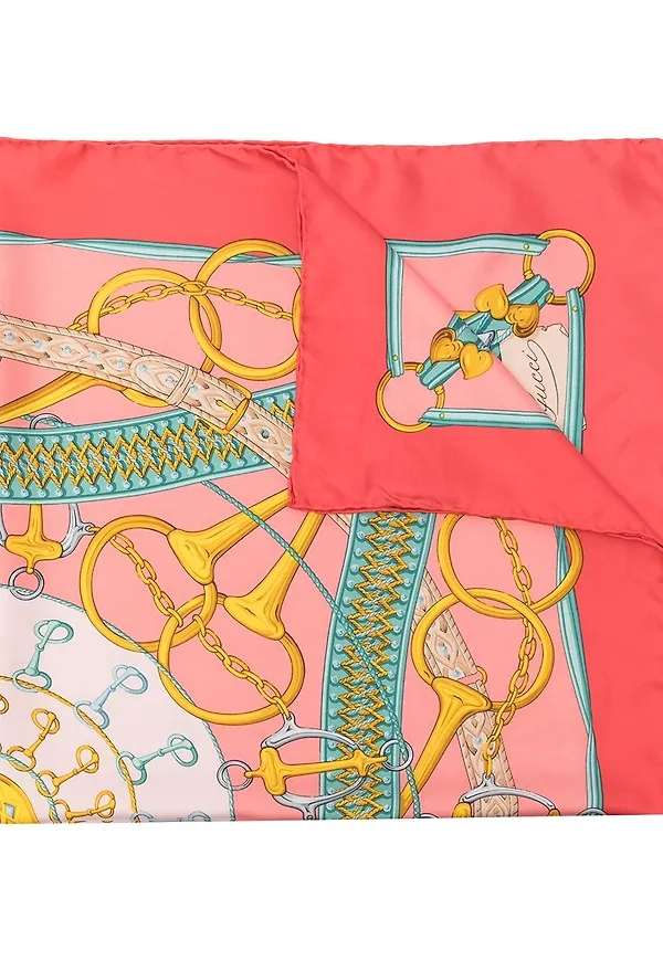 Gucci Pre-Owned halsduk med hästbett - Rosa