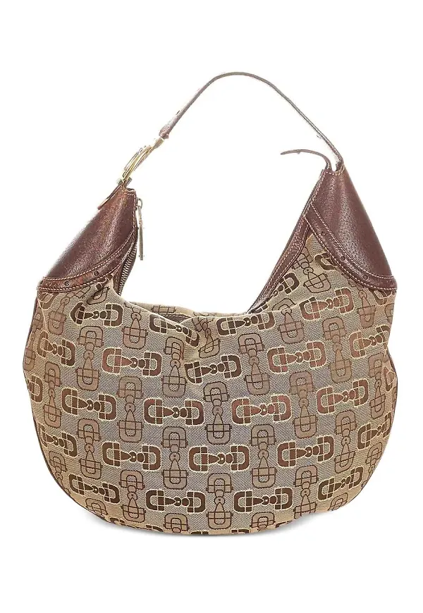 Gucci Pre-Owned Horsebit hoboväska - Brun