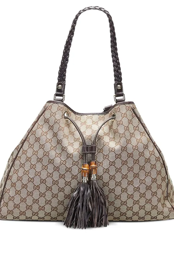 Gucci Pre-Owned Peggy totebag med monogram - Neutral