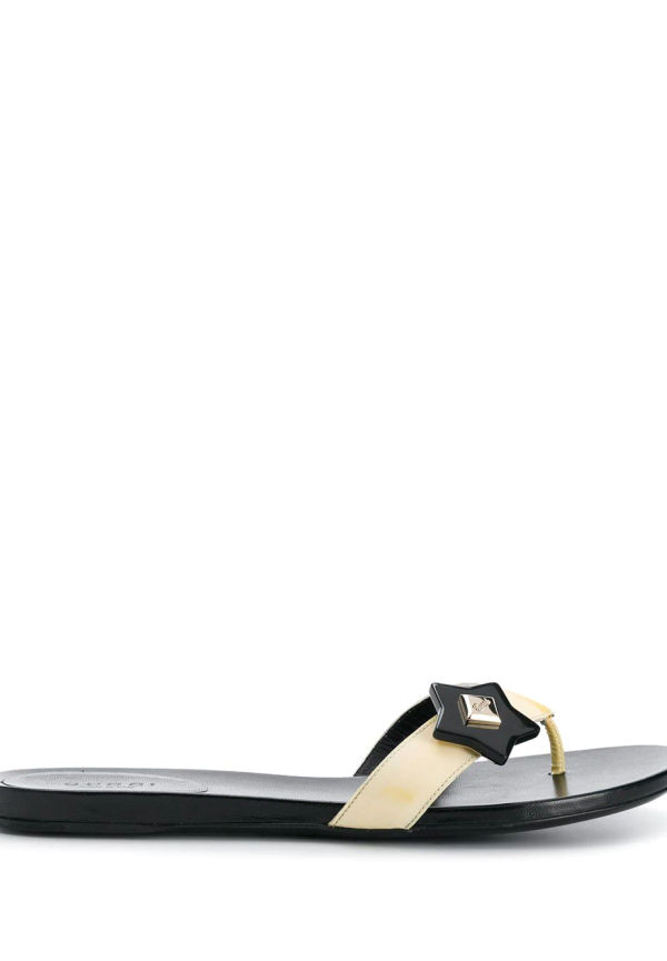 Gucci Pre-Owned sandaler med stjärna från 2000-talet - Svart