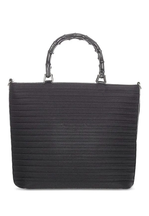 Gucci Pre-Owned väska med bambudetalj - Svart