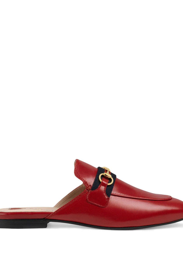 Gucci Princetown slip-ons - Röd