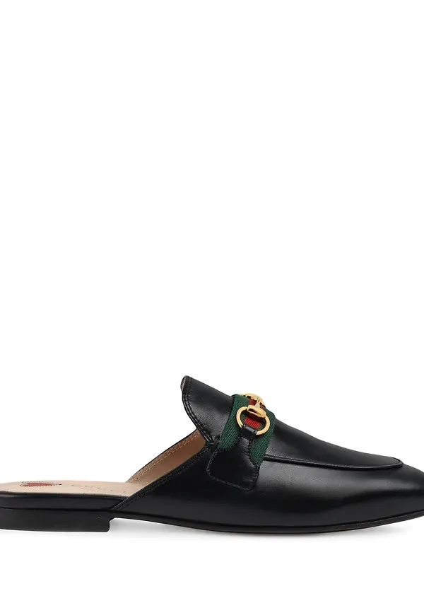 Gucci Princetown slip-ons - Svart