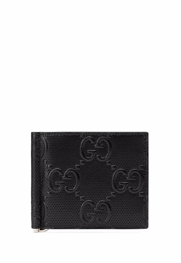 Gucci präglad korthållare - Svart