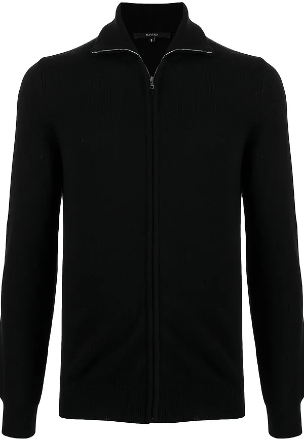 Gucci pullover med dragkedja - Svart