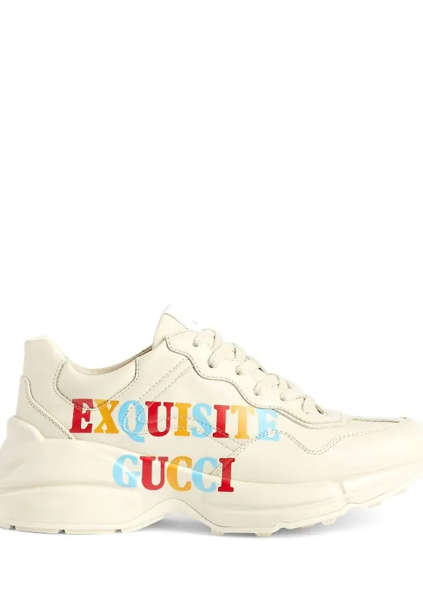 Gucci Rhyton Exquisite låga sneakers - Vit