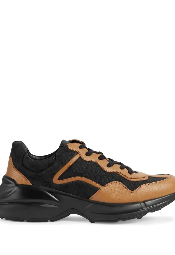 Gucci Rhyton GG Supreme sneakers - Svart