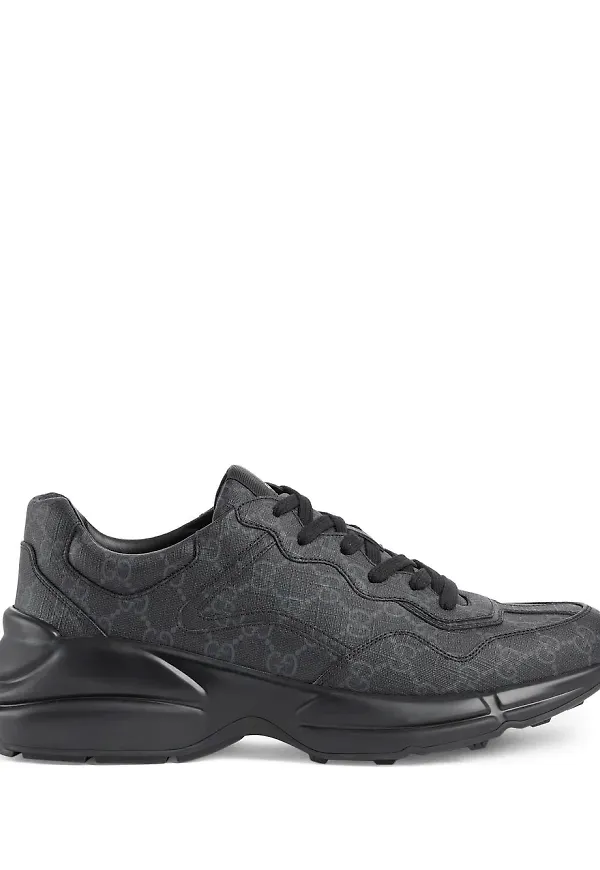 Gucci Rhyton GG Supreme sneakers - Svart