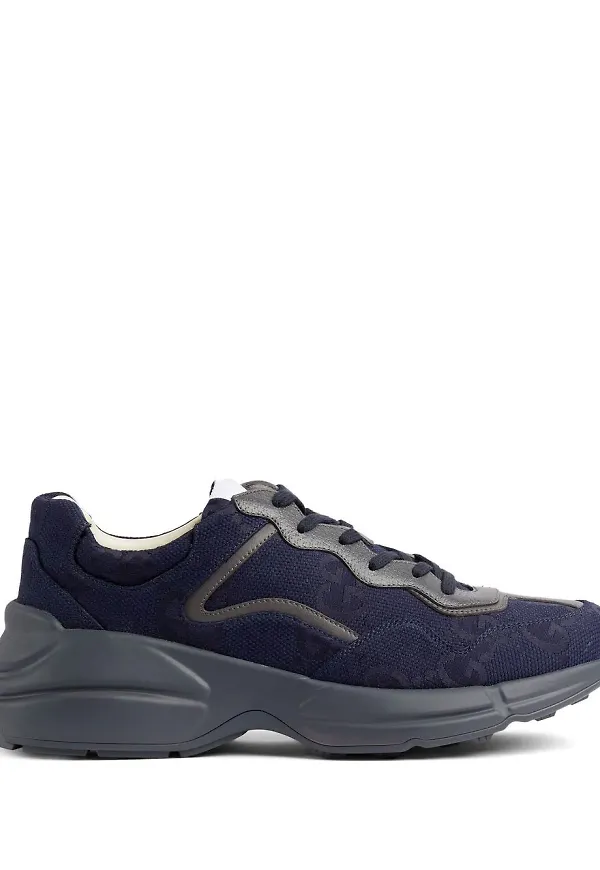 Gucci Rhyton låga sneakers - Blå