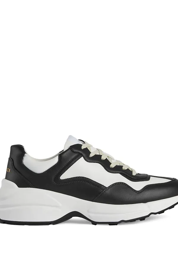 Gucci Rhyton låga sneakers - Svart