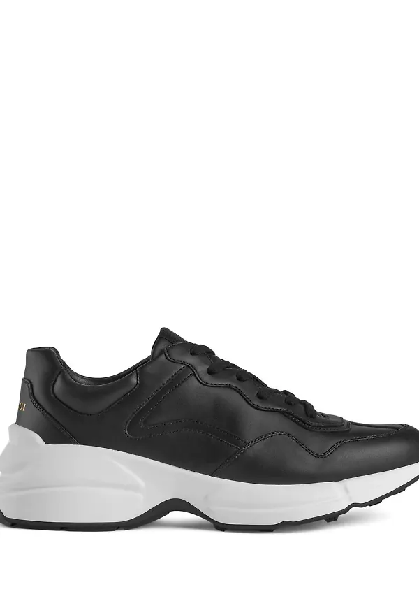 Gucci Rhyton låga sneakers - Svart
