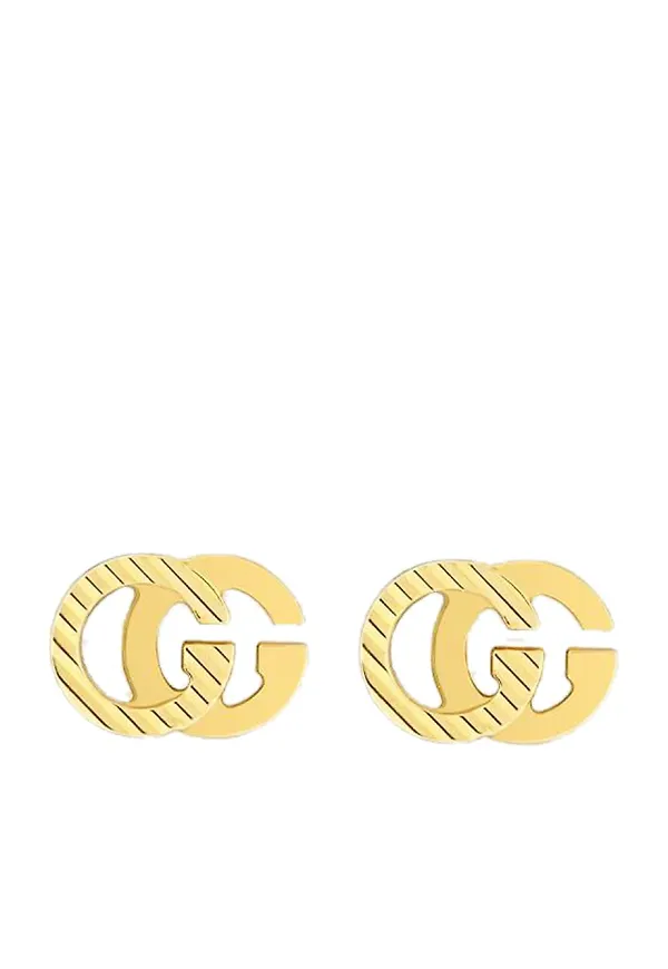Gucci ring i 18K gult guld med logotyp - Guldfärgad