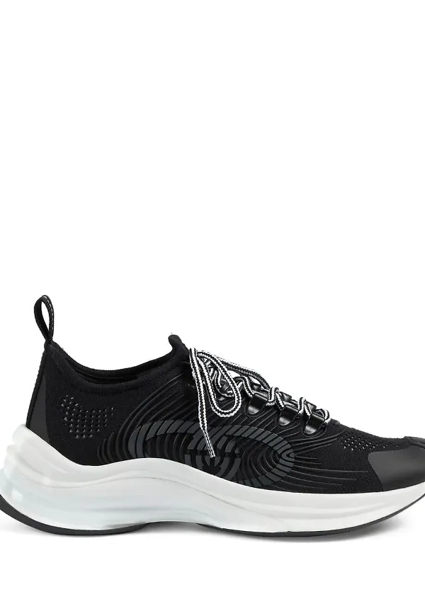 Gucci Run låga sneakers - Svart