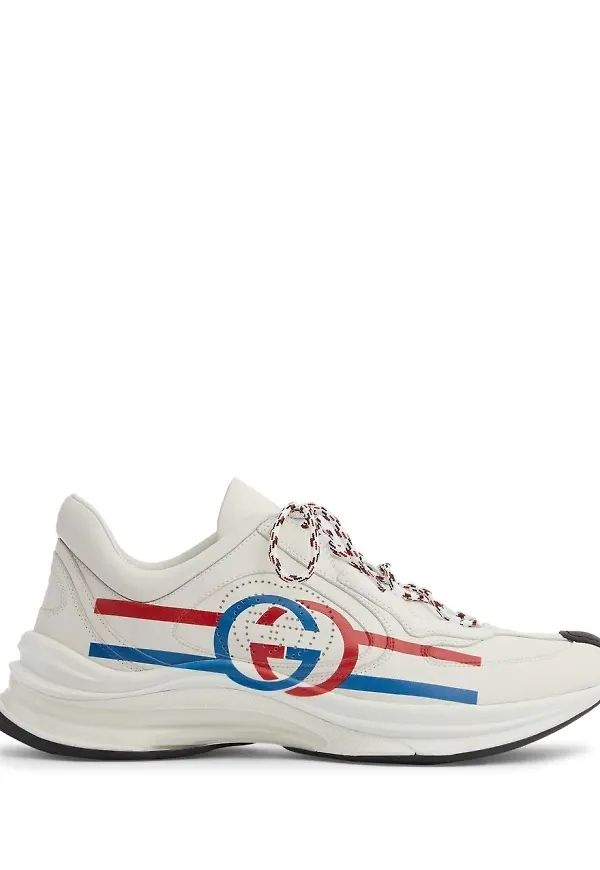 Gucci Run låga sneakers - Vit