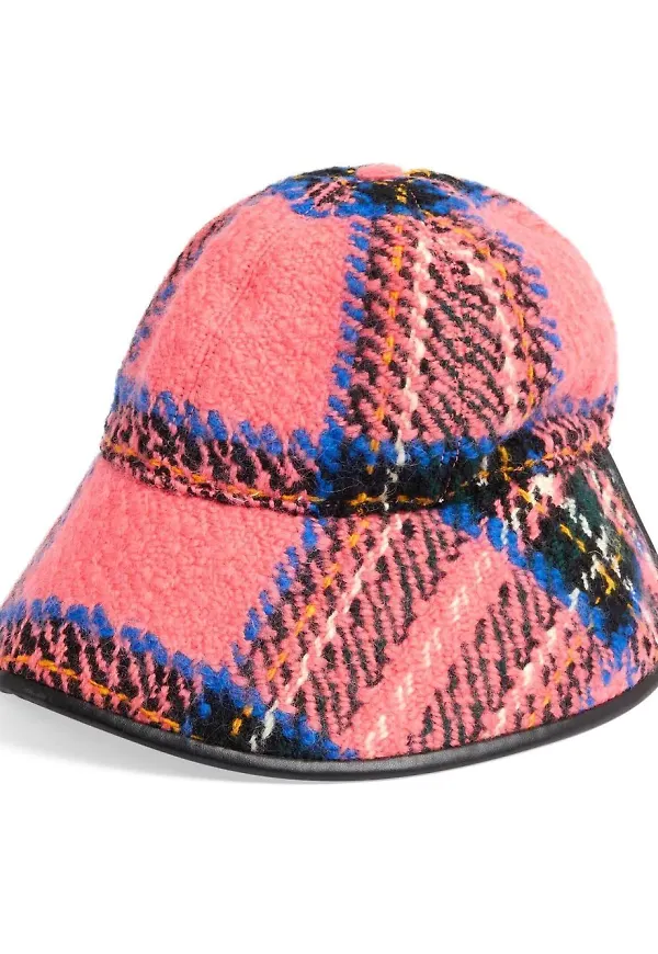 Gucci rutig fiskehatt - Rosa