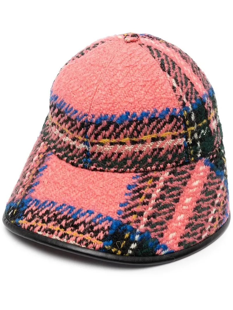 Gucci rutig fiskehatt - Svart