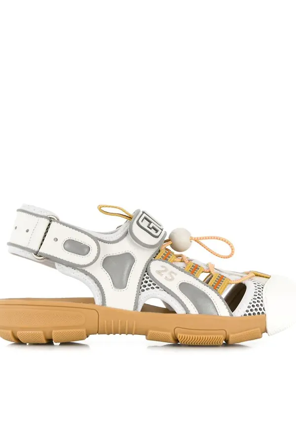Gucci sandaler i sneaker-modell - Vit